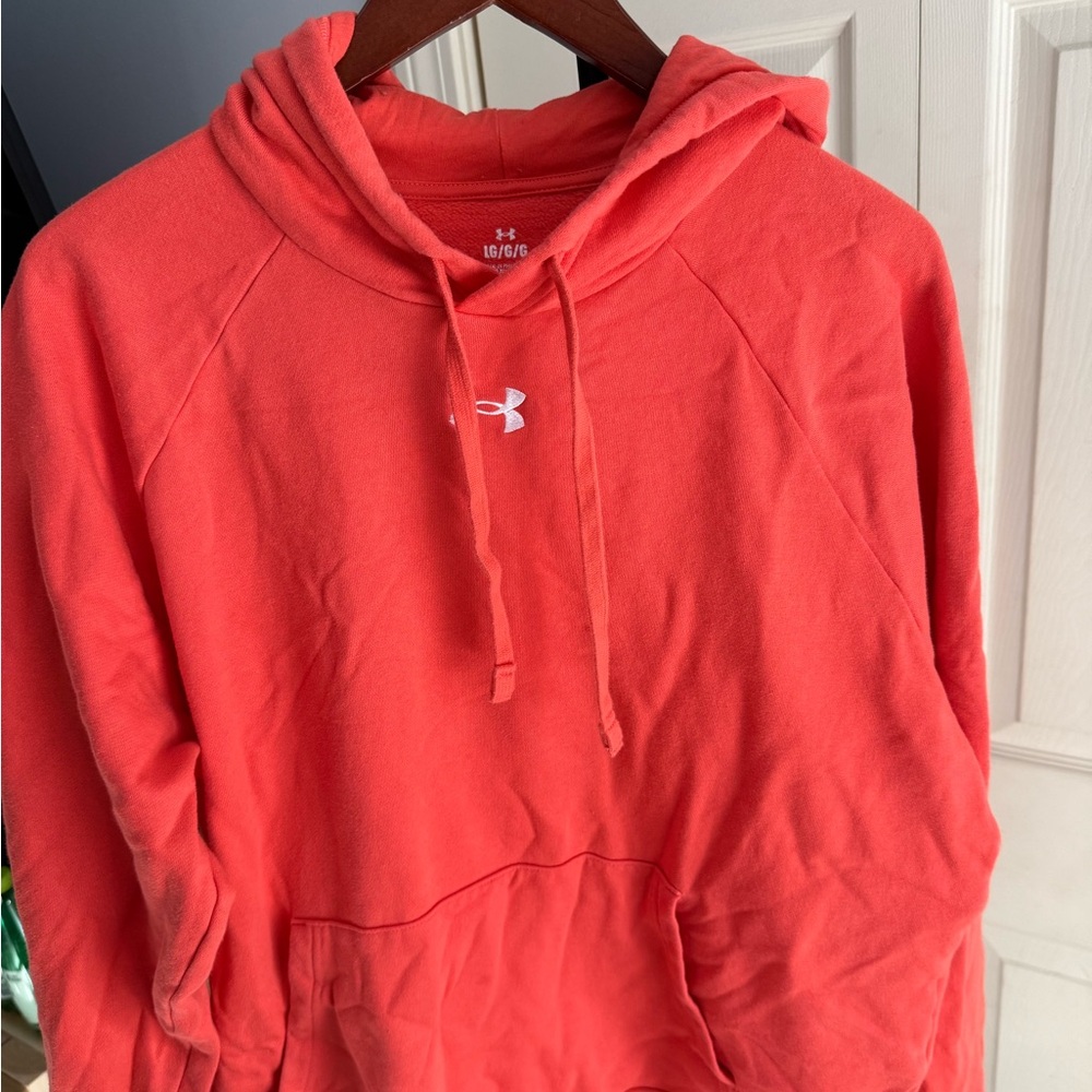 Under Armour Men’s Vibrant Coral Hoodie